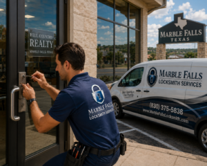 Commercial locksmith services in Marble Falls TX